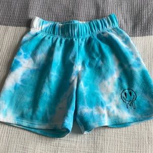 Urban Planet tie dye sweat shorts